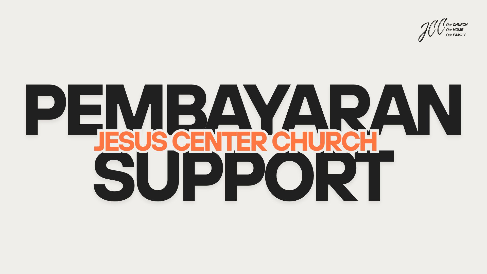 Pembayaran JCC Support